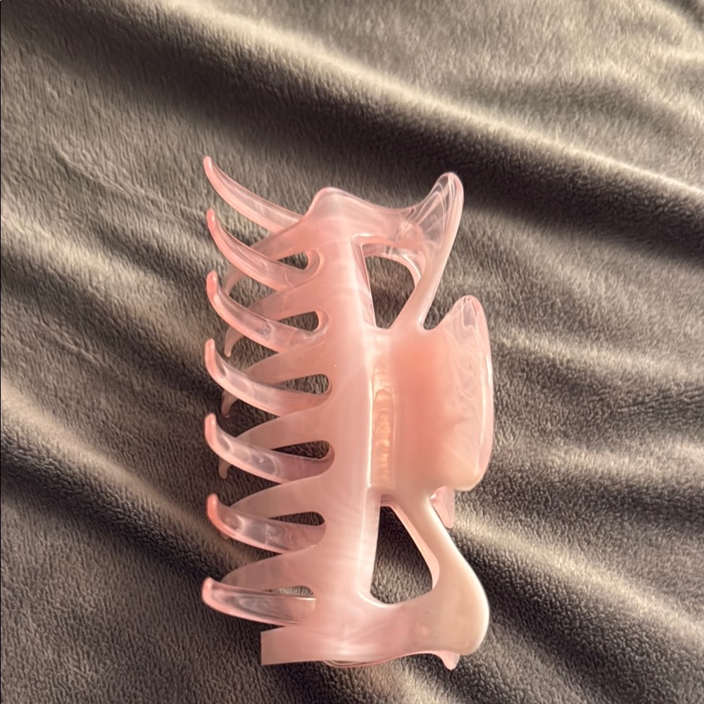 Pink Hair Claw Clip